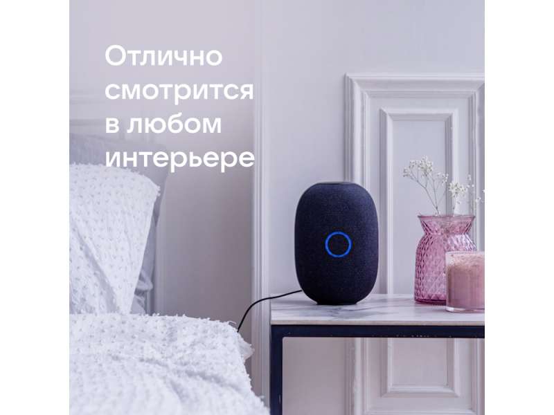 Умная колонка VK Капсула с голосовым помощником Марусей, черный №2