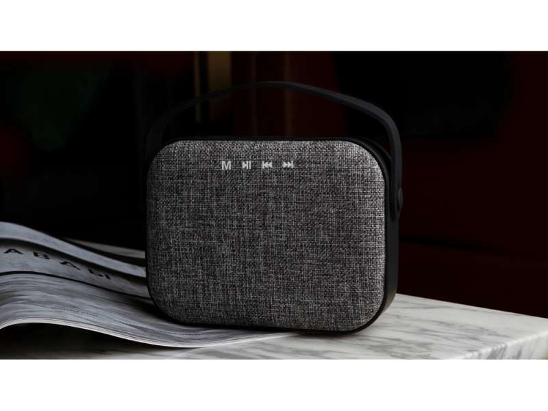 Портативная колонка Rombica Mysound Mia с логотипом, серый №2
