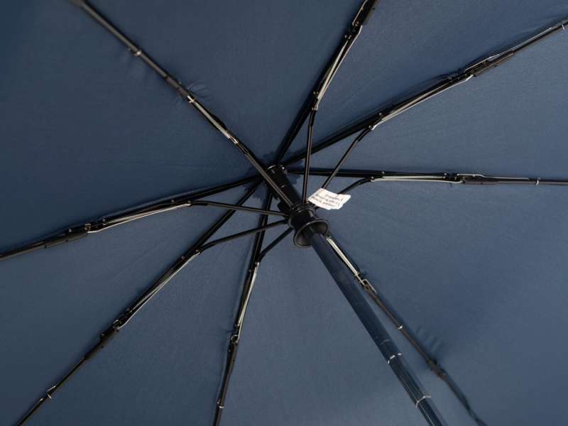 Зонт складной 5640 Guard со светоотражающим кантом, автомат, нейви №4