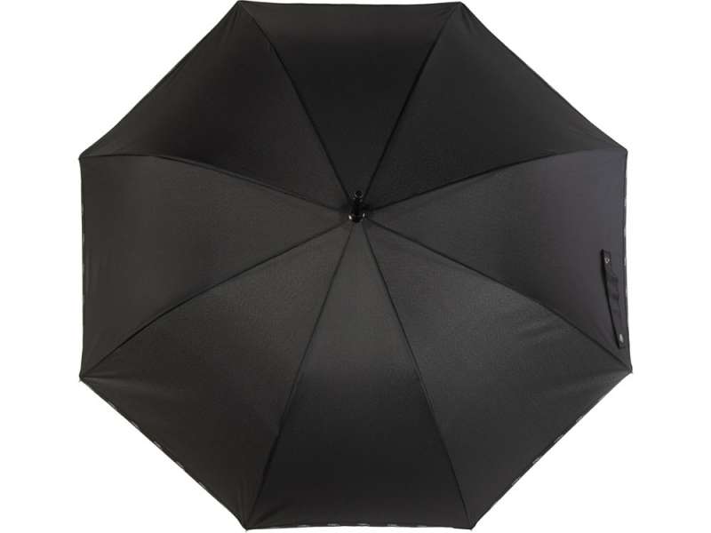 Зонт-трость полуавтоматический Ferre Milano, черный №9