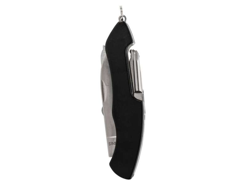 Мультитул-складной нож Demi 11-в-1, серебристый/черный №4