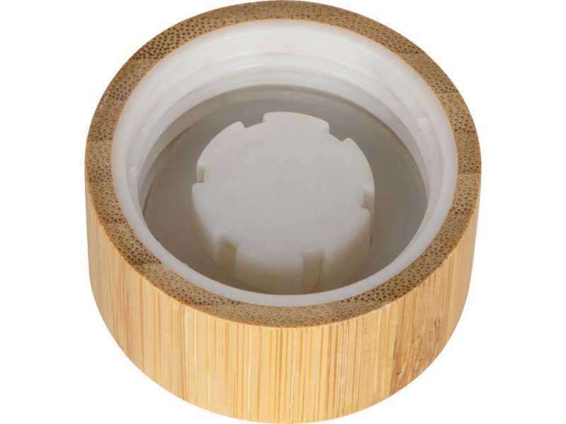 Бутылка из переработанного пластика Kato Bamboo с бамбуковой крышкой, 500 мл №4
