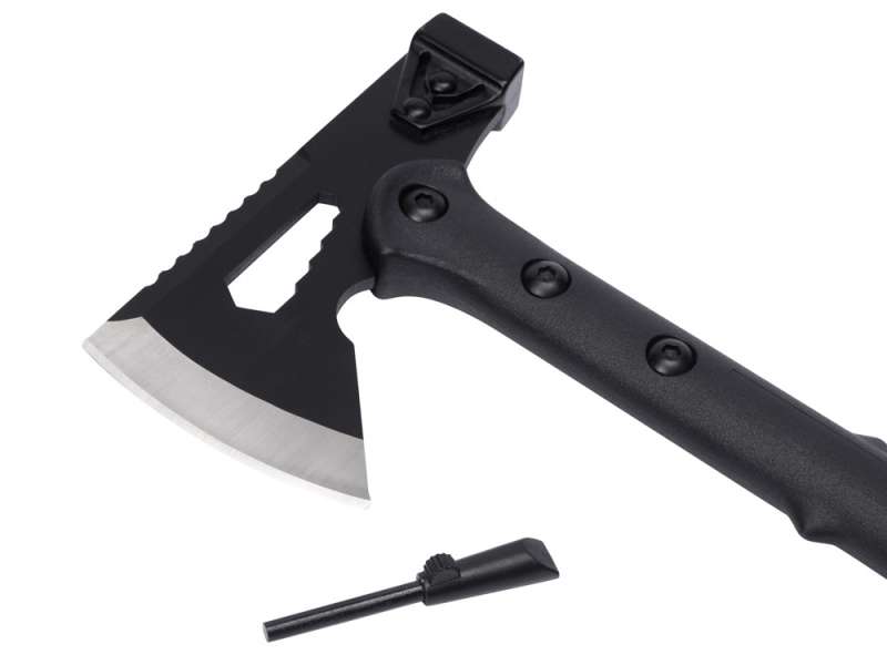 Топор 4-в-1 с огнивом Lumber, черный №2