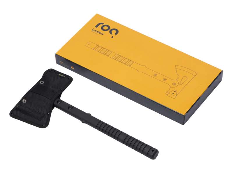 Топор 4-в-1 с огнивом Lumber, черный №6