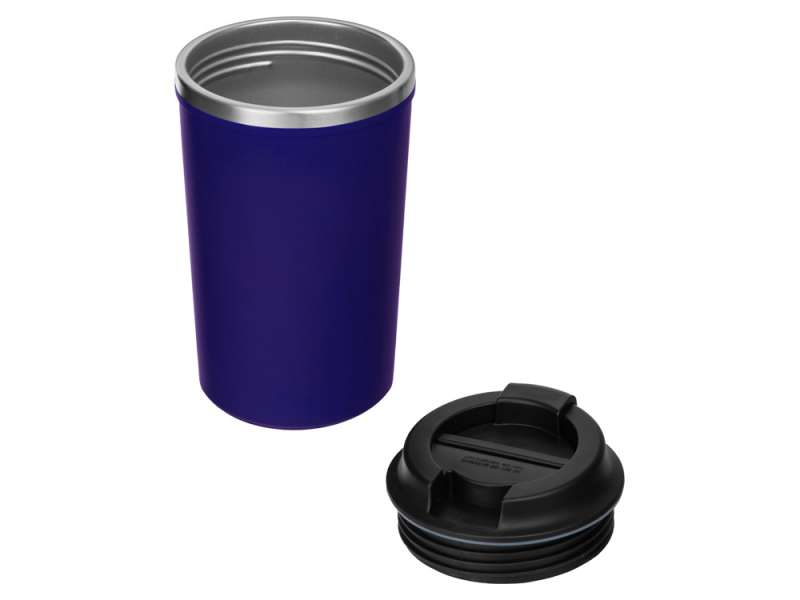 Герметичная термокружка на присоске Kick, 350 мл, темно-синий №11