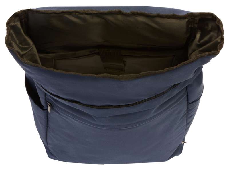 Рюкзак на липучке Vel из переработанного пластика, синий №3