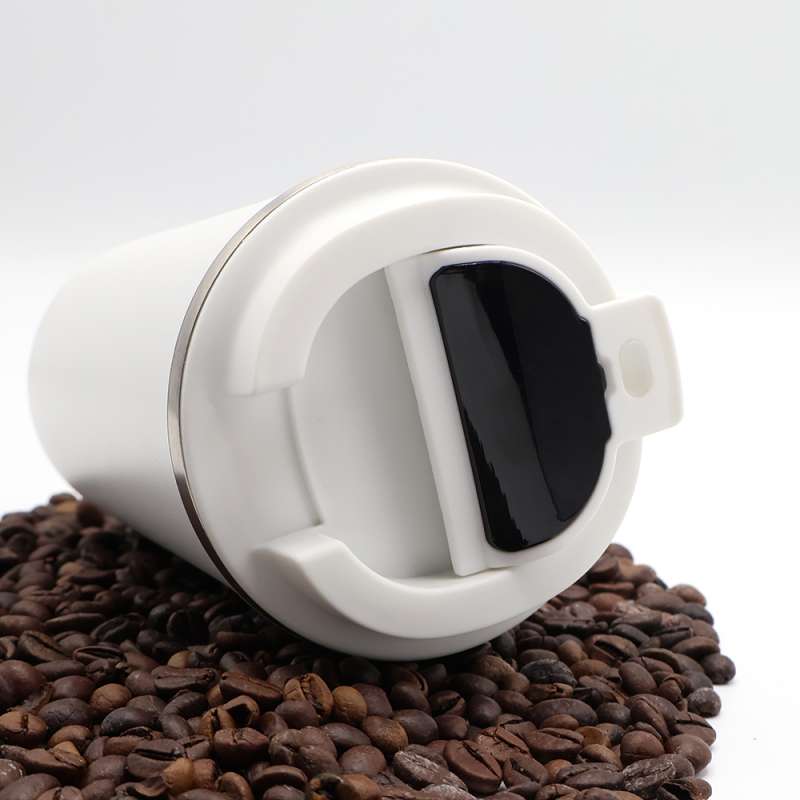 Термокружка Moon с дисплеем, 380мл, белая №6