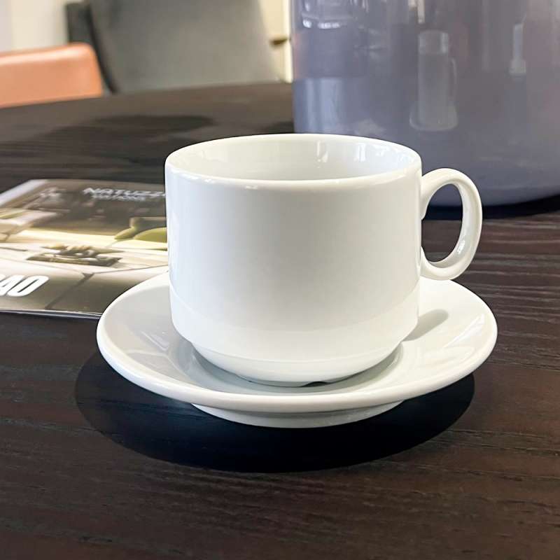 Чайная пара фарфоровая 280см³ 