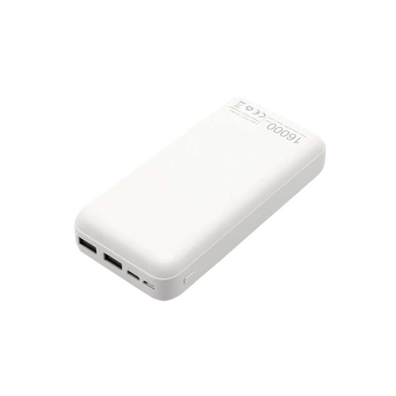 Внешний аккумулятор Vekta, 16000mAh, белый №3