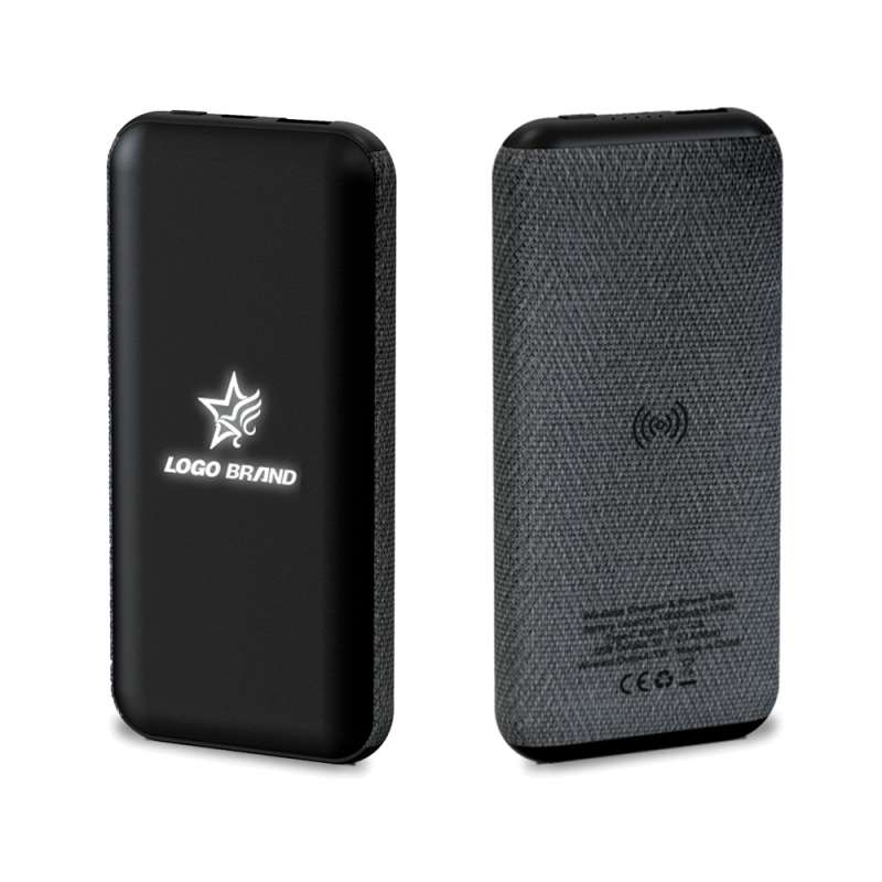 Внешний аккумулятор Stormoway, 10000 mAh с беспроводной зарядкой, черный №3