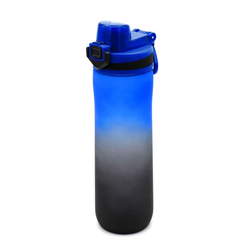 Пластиковая бутылка Verna Soft-touch, синяя №1