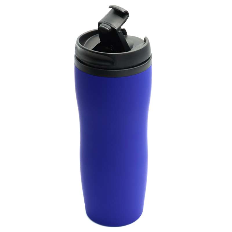 Термокружка Gamma, cофт-тач, синий №2