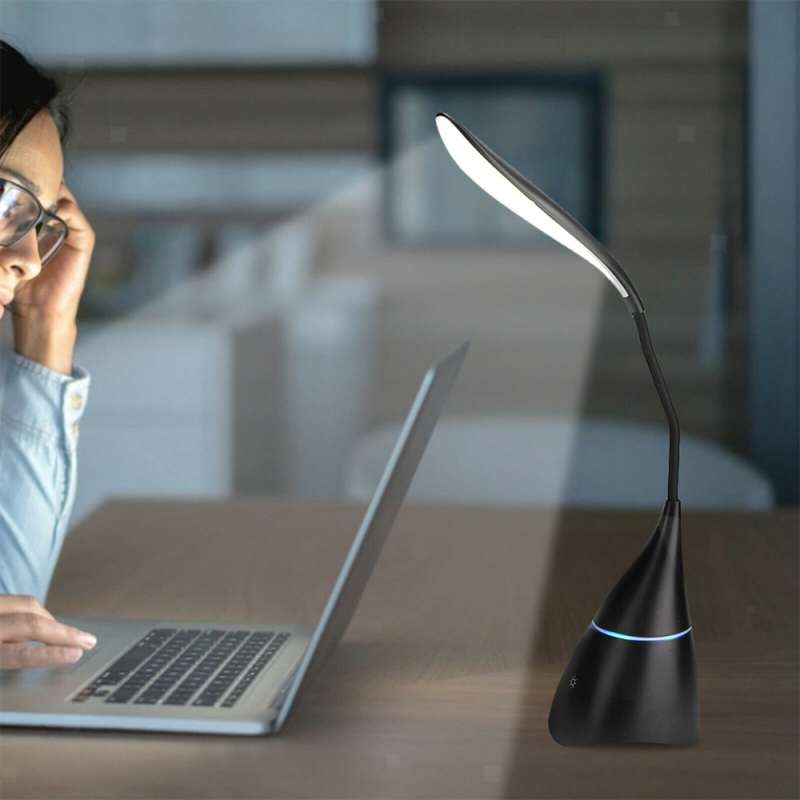 Настольная лампа с колонкой Swanny №6