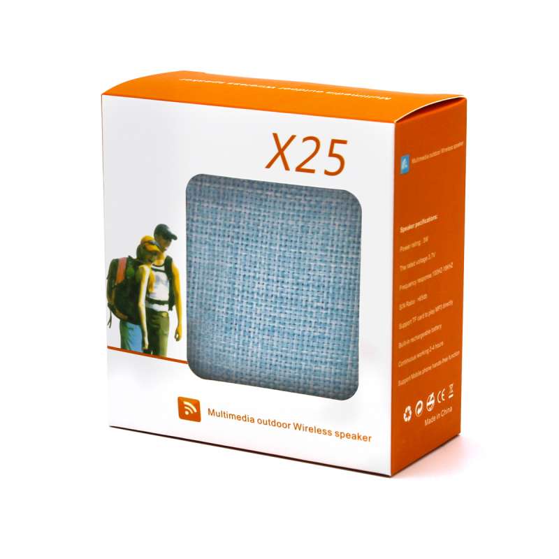 Беспроводная Bluetooth колонка X25 Outdoor (BLTS01), синяя №3