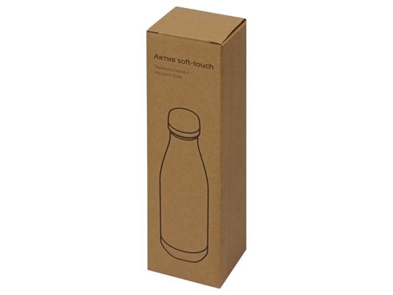 Термобутылка Актив Soft Touch, 500мл, черный №3