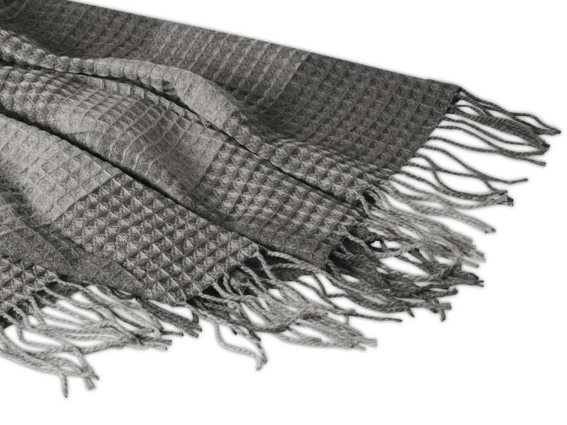 Плед акриловый Gaufre, серый №2