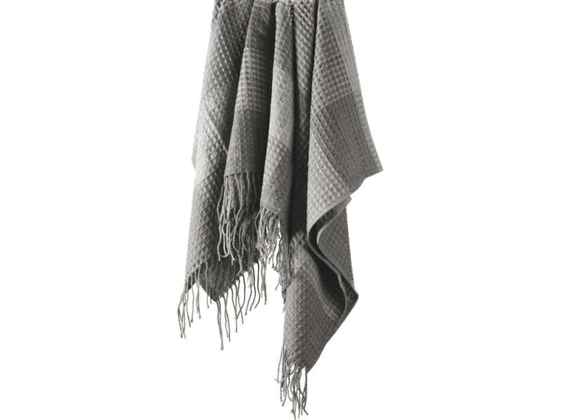 Плед акриловый Gaufre, серый №4