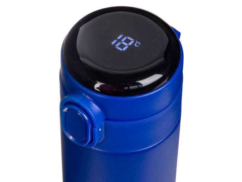 Вакуумная термокружка Waterline с медной изоляцией Bravo, 400 мл, тубус, сини №10