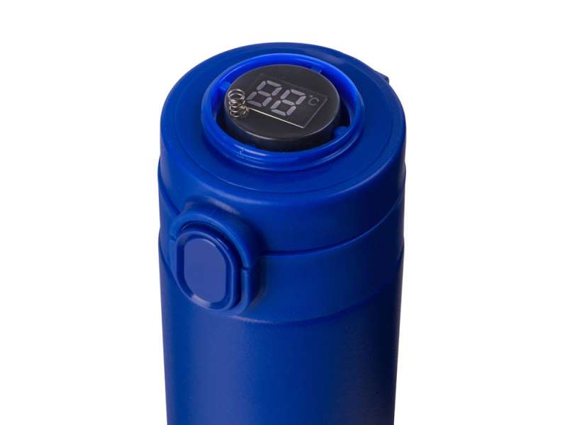 Вакуумная термокружка Waterline с медной изоляцией Bravo, 400 мл, тубус, сини №7