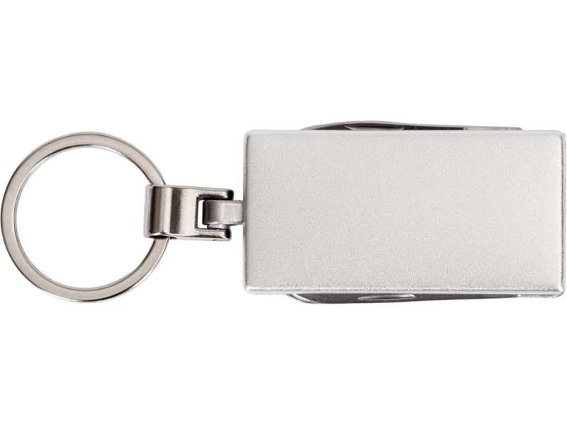 Квадратный мини-мультитул, серебристый №4