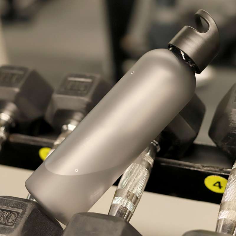 Бутылка пластиковая для воды Sportes (матовая), черная №4