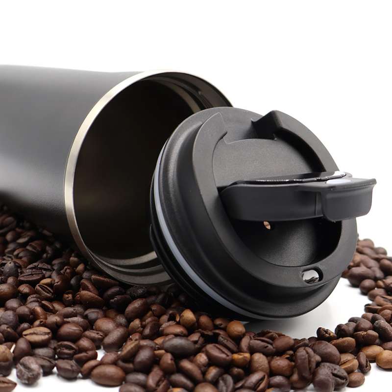 Термокружка Andy с дисплеем, 510 мл, черная №4