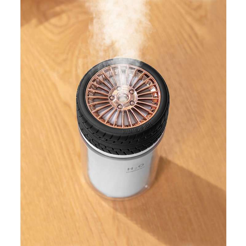 Светодиодный USB увлажнитель Wheel, белый №3