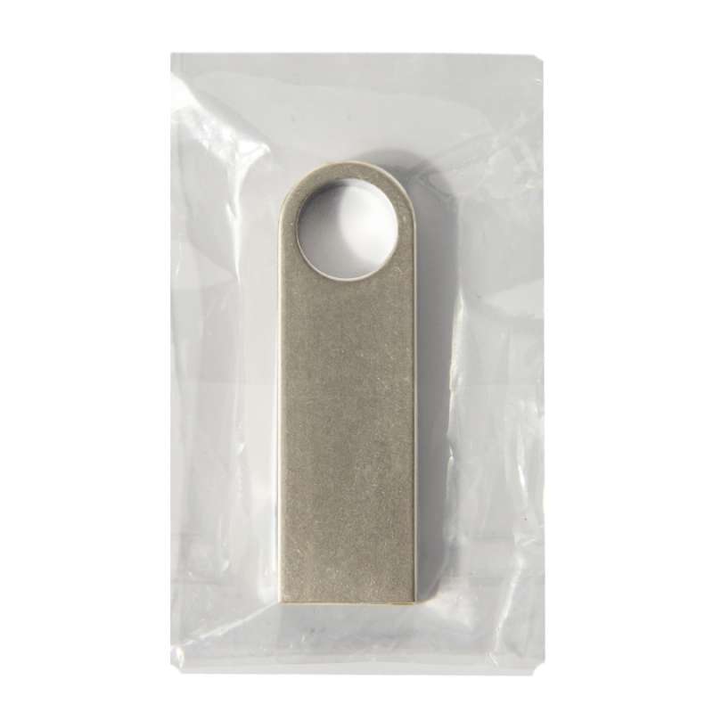 USB flash-карта SMART (8Гб), серебристая, 3,9х1,2х0,4 см, металл №2