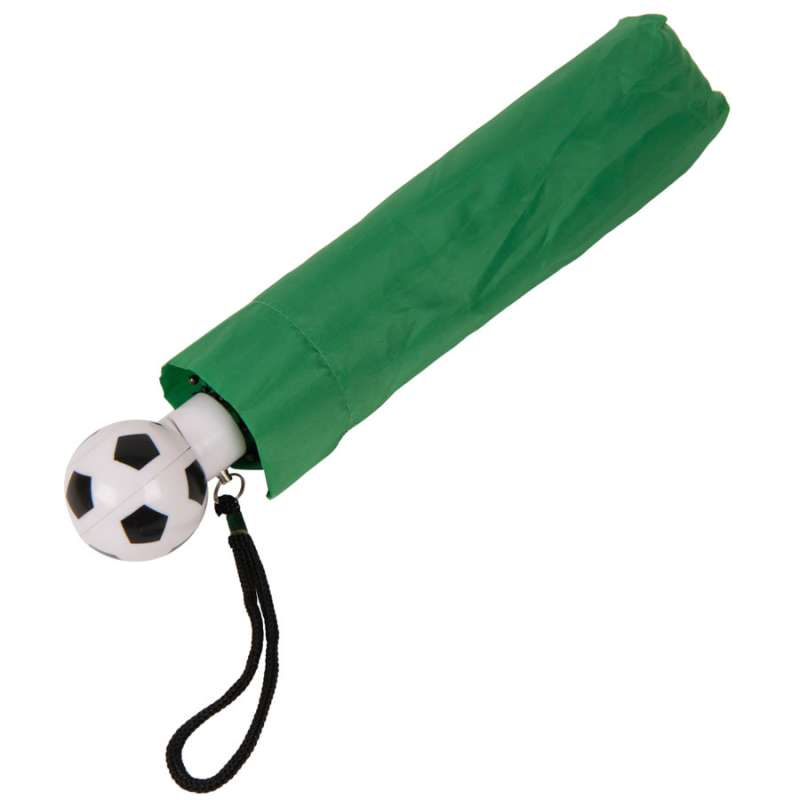 Зонт складной FOOTBALL, механический, зеленый №2