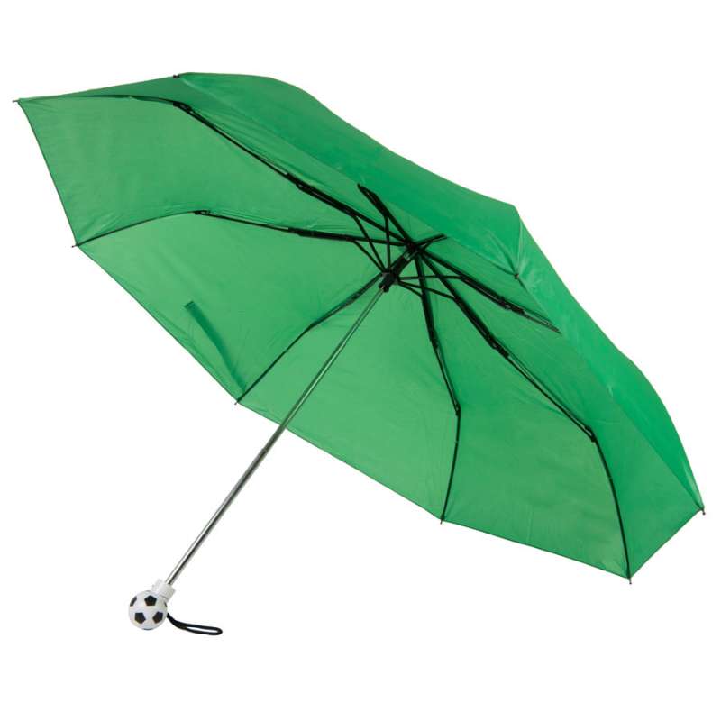 Зонт складной FOOTBALL, механический, зеленый №3
