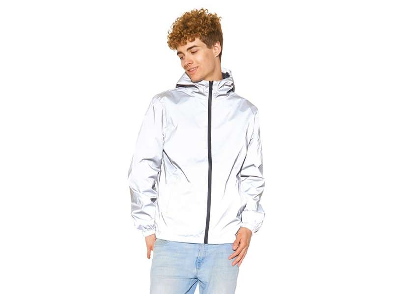 Ветровка светоотражающая 2XL, серебристый №16