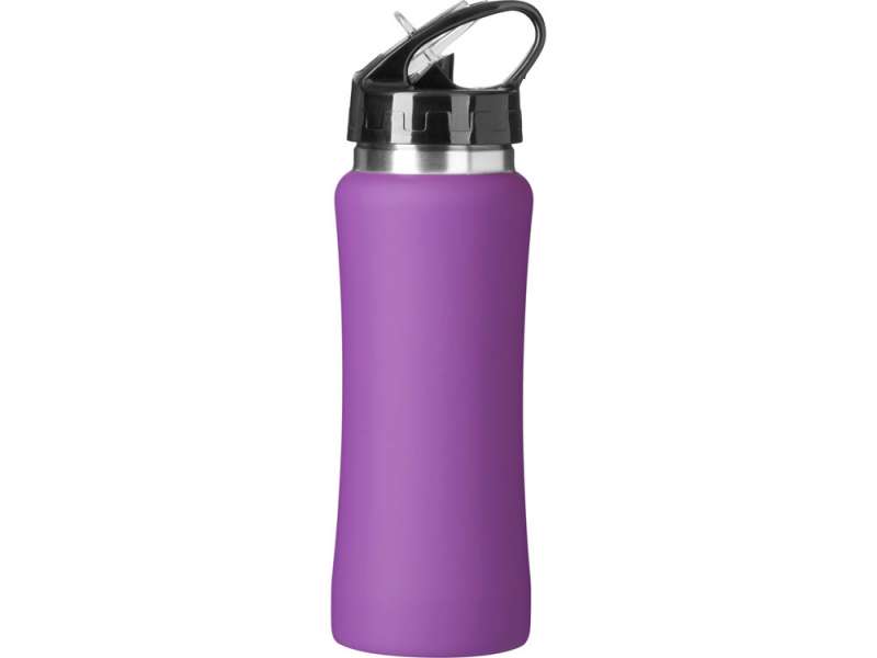 Бутылка для воды Bottle C1, сталь, soft touch, 600 мл, фиолетовый №4