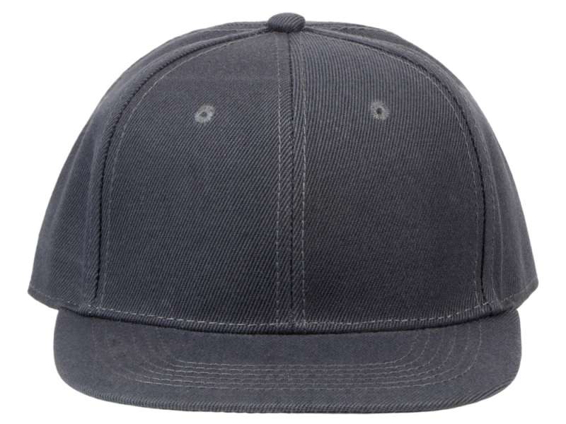 Бейсболка с прямым козырьком, темно-серый №3