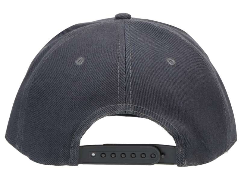 Бейсболка с прямым козырьком, темно-серый №4