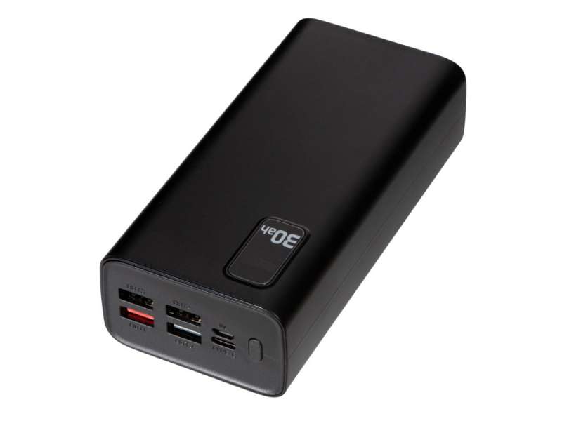 Портативный внешний аккумулятор FAST 30000 Black (P) №9