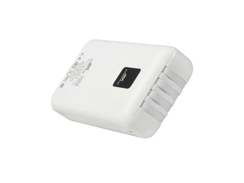 RIVACASE VA2220 (20000 мАч) внешний аккумулятор с дисплеем и встроенными кабелями, белый, 12/24 №9