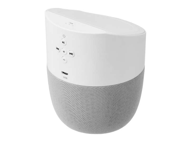 Портативная колонка с беспроводной зарядкой Shuttle, 5 Вт, белый №3