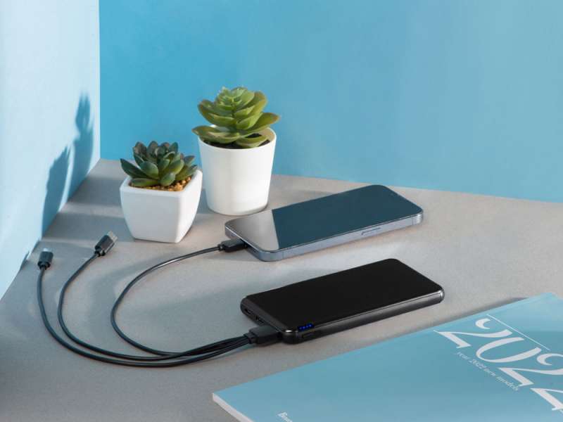 Внешний аккумулятор Forge, Evolt, металл, 10000mah, черный №4