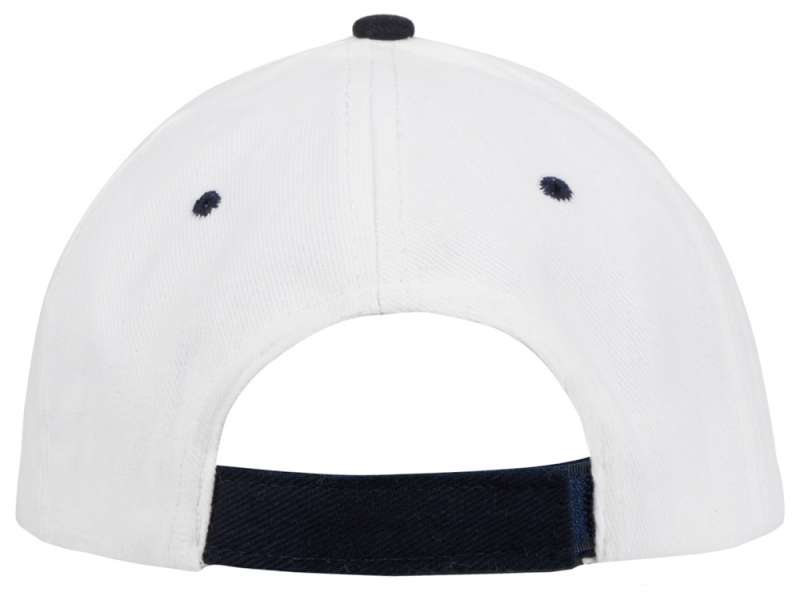 Бейсболка New Castle 6-ти панельная, белый/темно-синий №7