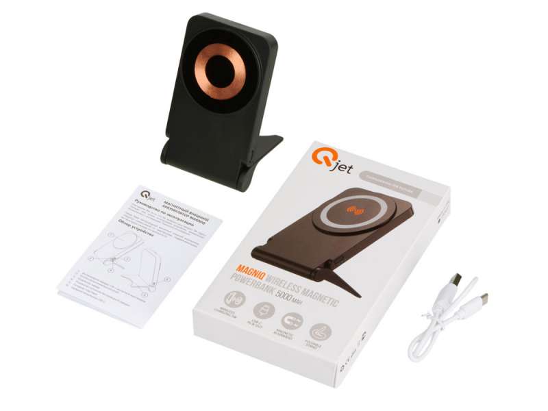 Внешний магнитный аккумулятор MagnIQ, черный, 5000 mAh №2