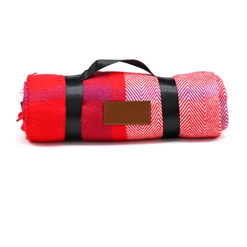 Плед акриловый Glama, красный №2