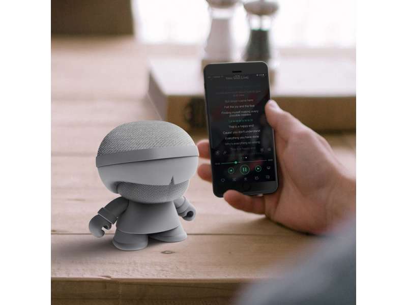 Портативная колонка X5 XOOPAR BOY STEREO, серебристый №3