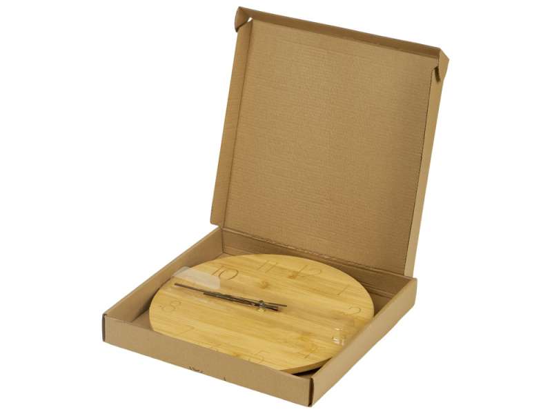 Настенные часы из бамбука Celeste, 8 мм, натуральный №4