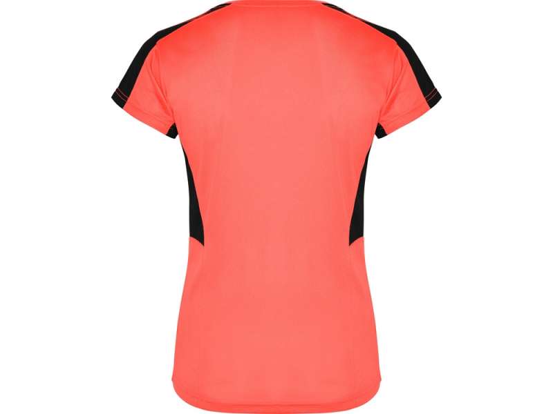 Футболка Suzuka женская, неоновый коралловый/черный №2