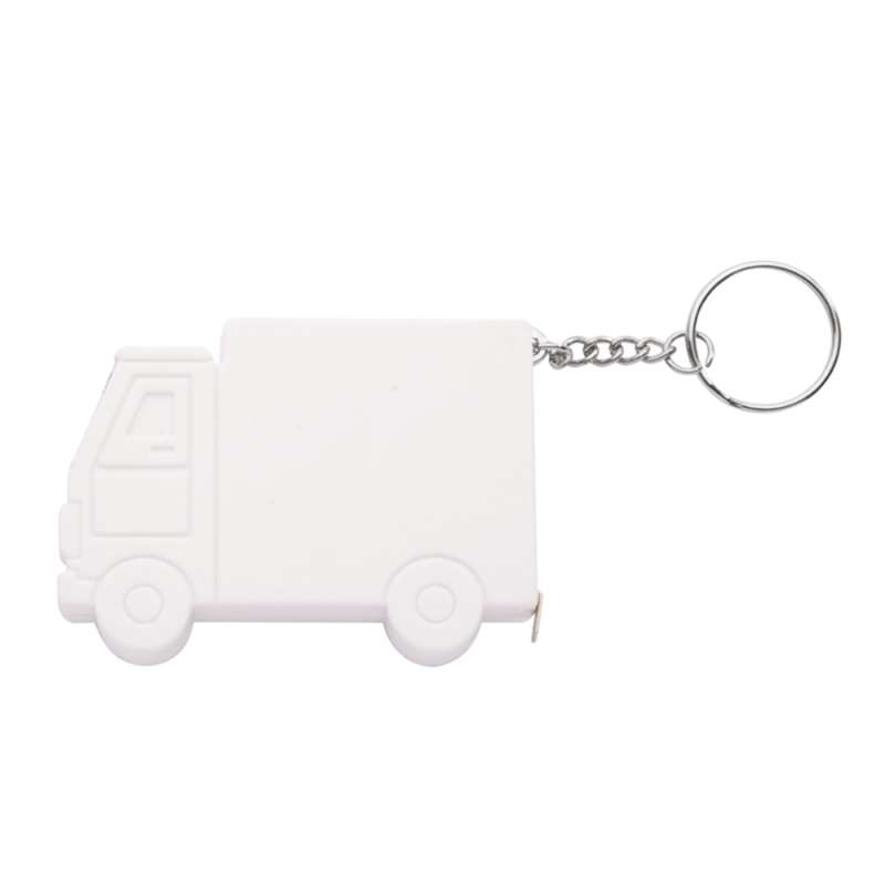Брелок-рулетка Грузовик, 1 метр, белый №2