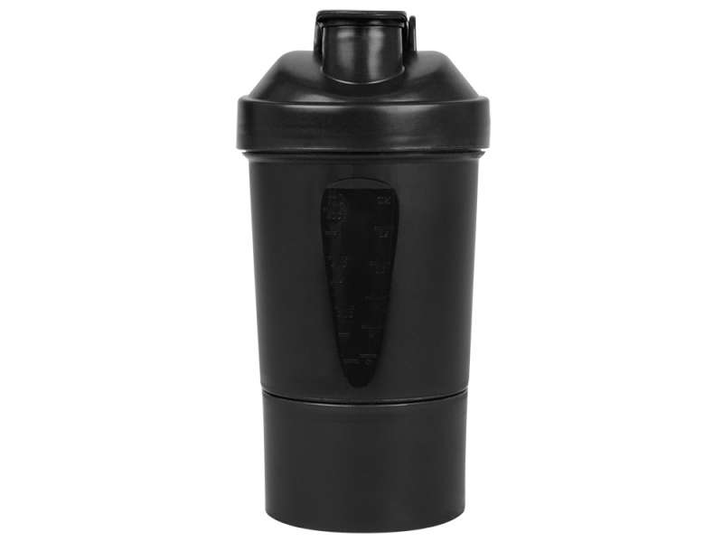 Шейкер для спортивного питания Level Up, черный №5