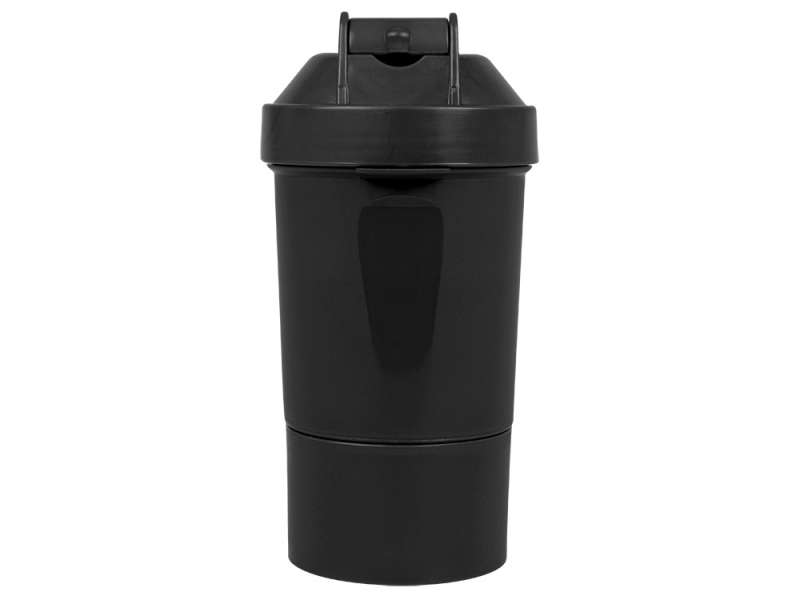 Шейкер для спортивного питания Level Up, черный №6