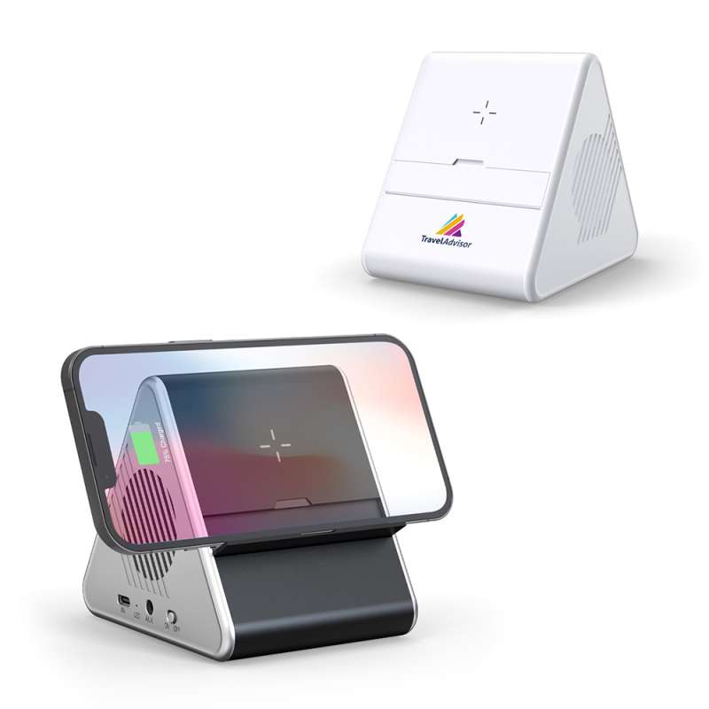 Колонка Dorn с беспроводной зарядкой, белый №2