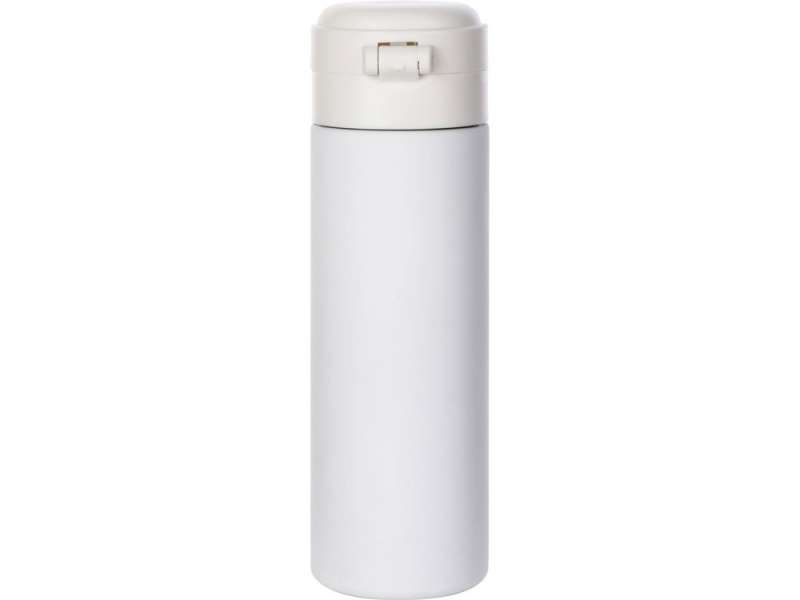 Вакуумная термокружка Waterline c кнопкой Guard, 400 мл, тубус, белый №4