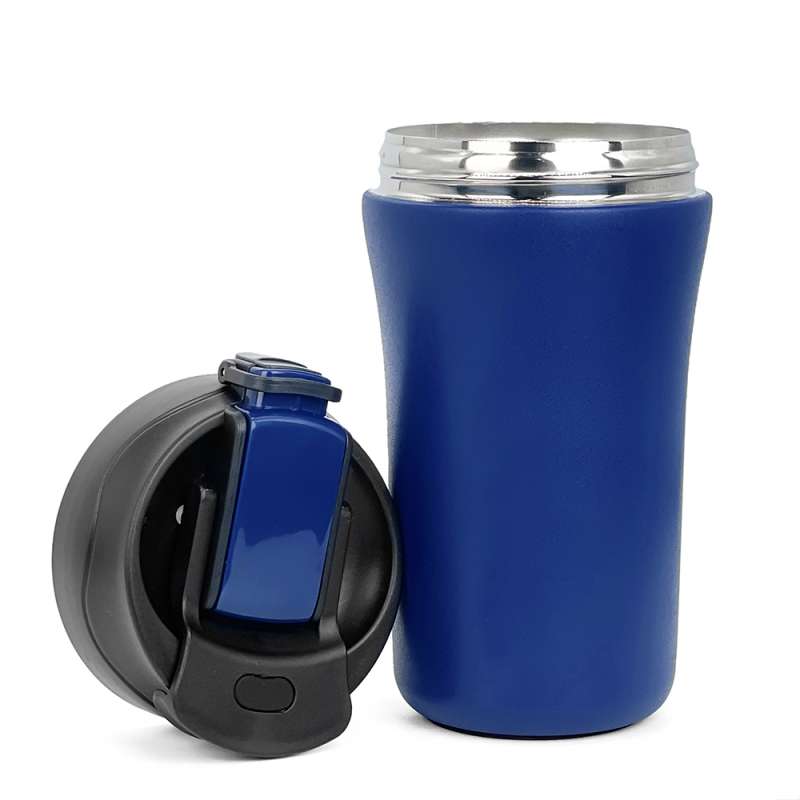 Термокружка с двойными стенками Molly, синяя №2